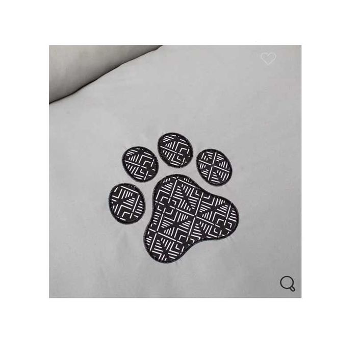 Легло за домашни любимци Mercado Trade, Правоъгълно, Сиво каре