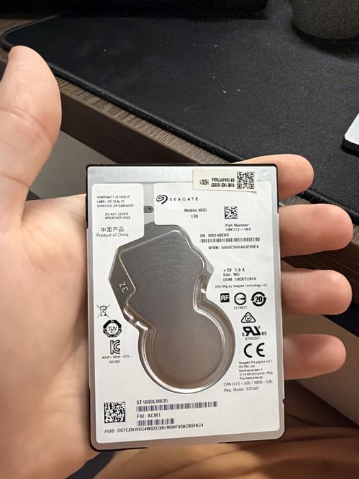 HDD Seagate 1TB 2.5” SATA III – Hard Disk Laptop / PC