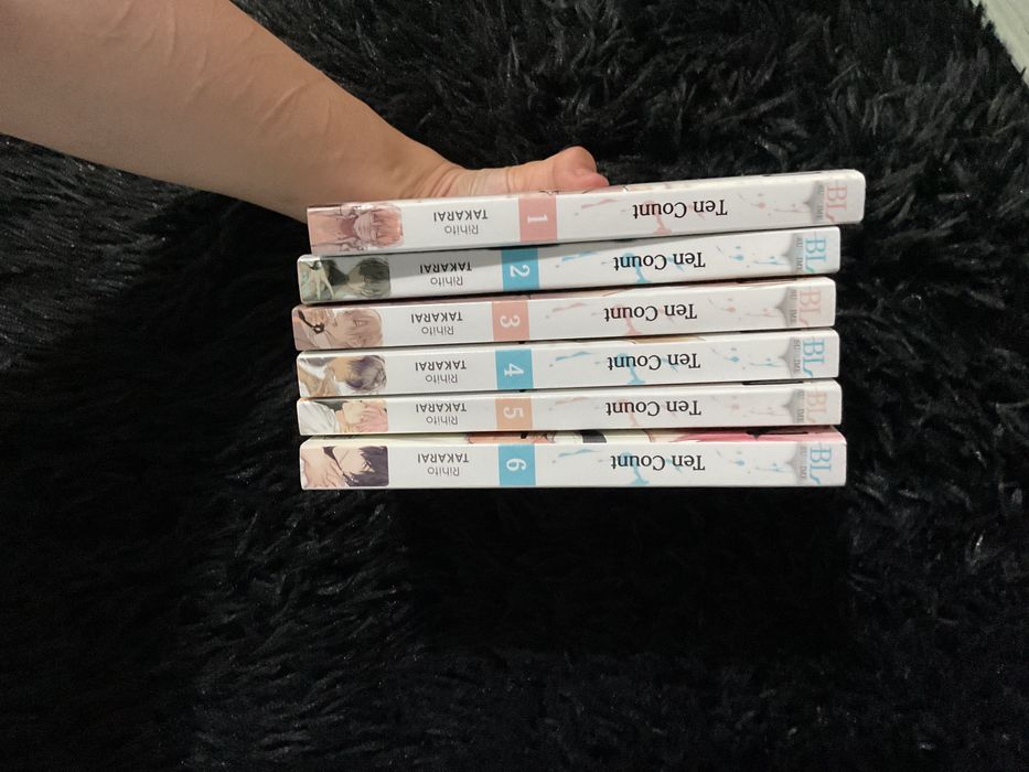 Manga Ten count bl vol.1-6