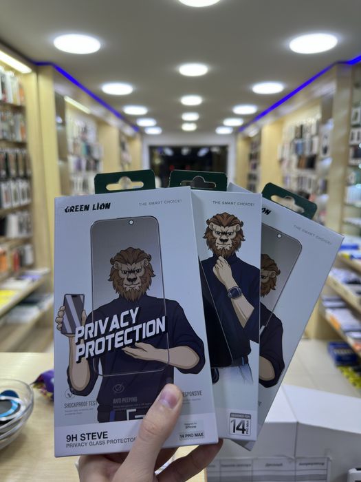 Защитные стекла Green Lion для iPhone 13/14/15/16/17 Pro/Max
