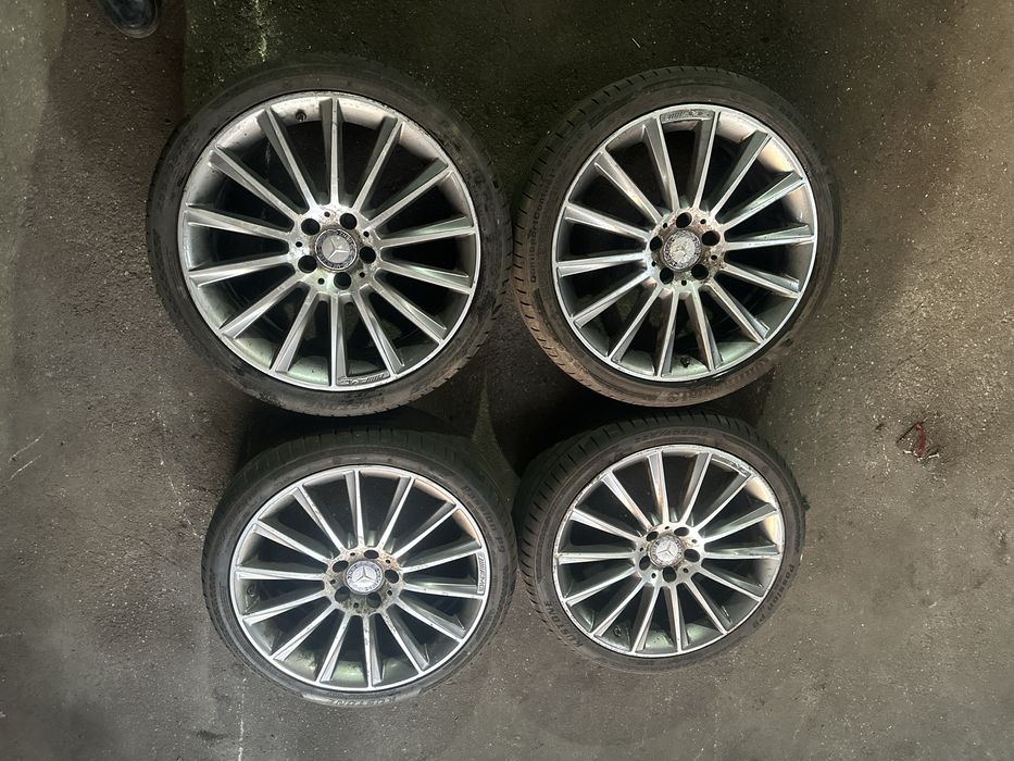 Set Roti AMG ORIGINALE R19 jante anvelope mercedes w205 w213 w218 w257