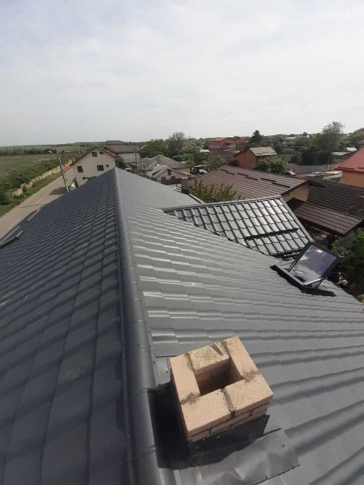 Tigla metalica pentru acoperisuri montaj