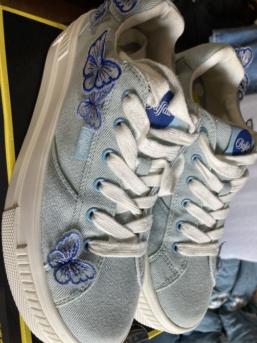 Papuci tenesi platforme inalte Buffalo material blug fluturi nr 39 nou