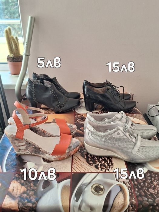 Обувки, сандали на ток, обувки на ток.