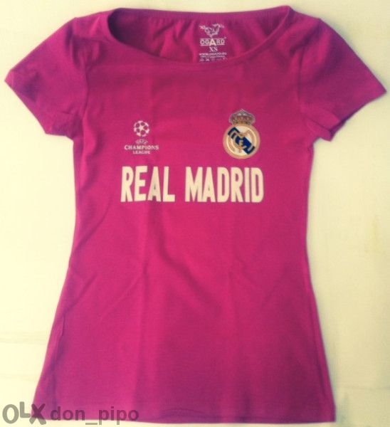 Уникални Дамски футболни фен тениски на Реал Мадрид и Барселона !