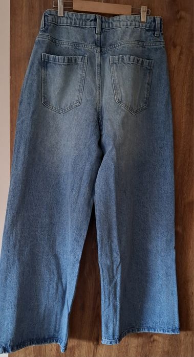 Дънки широки/ Чарстон /висока талия