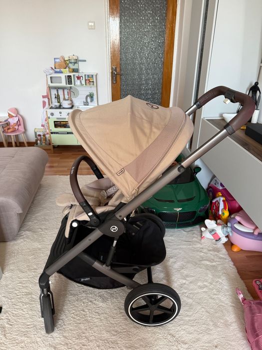 Cărucior Cybex Balios S Lux Almond Beige 3 în 1