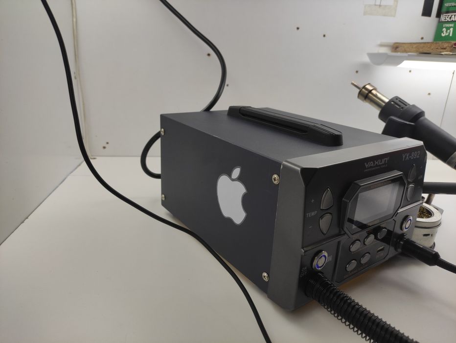 YAXUN YX892 профессиональная 2 в 1, паяльная станция с термофеном
2 в