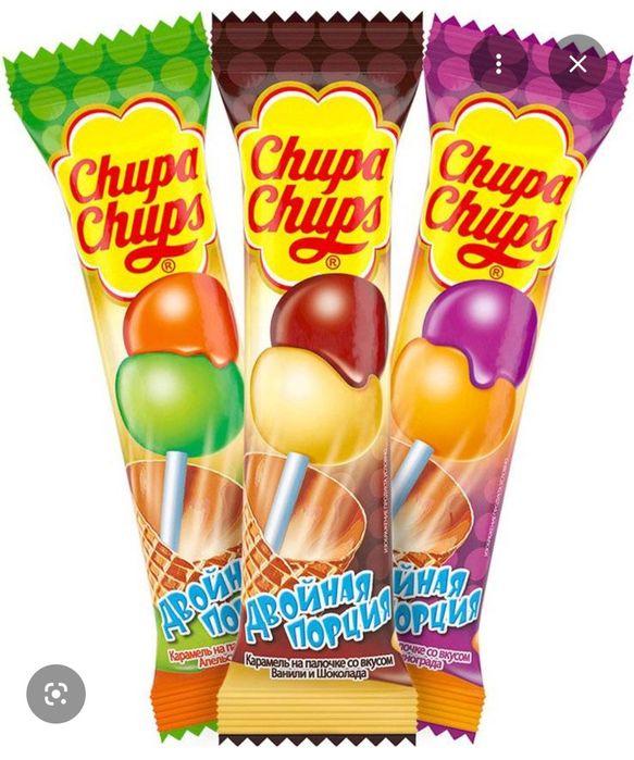 ЧУПА-ЧУПС, Ментос, Фрутела