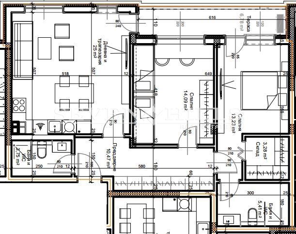Продава се Тристаен апартамент в Пловдив, Остромила - 121 кв.м за 970 €/кв.м - Снимка #2