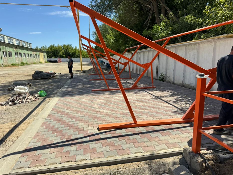 Укладка брусчатка