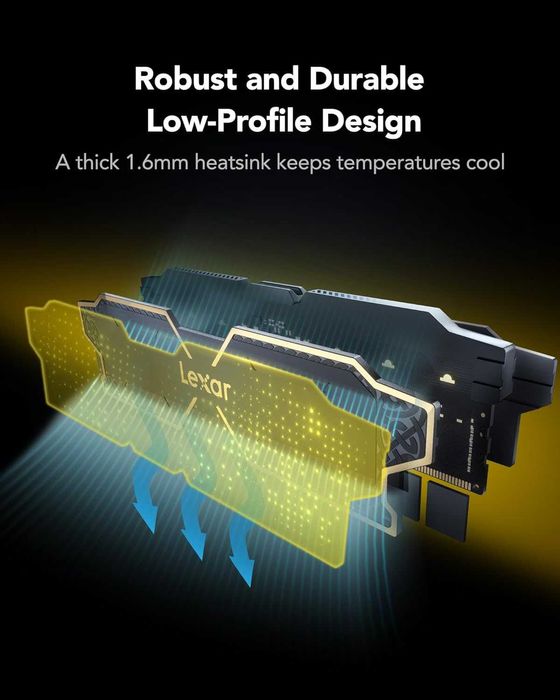 Памет 2x16GB Lexar® THOR RGB DDR5 6000MHz LD5U16G60C38LG-RGD