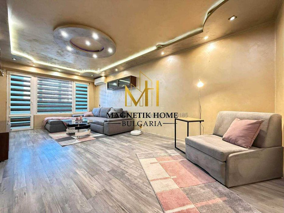 Магнетичен тристаен апартамент след основен ремонт до у-ще ”Петко Росен” в Зона А, ж.к. Меден Рудник