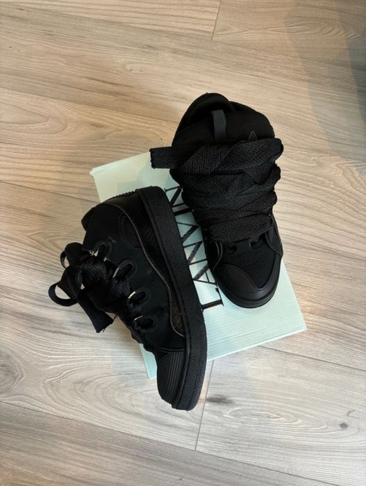 Lanvin curb sneakers