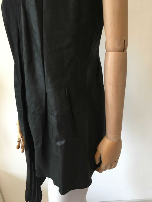 Jet Set елегантен елек естествена кожа S