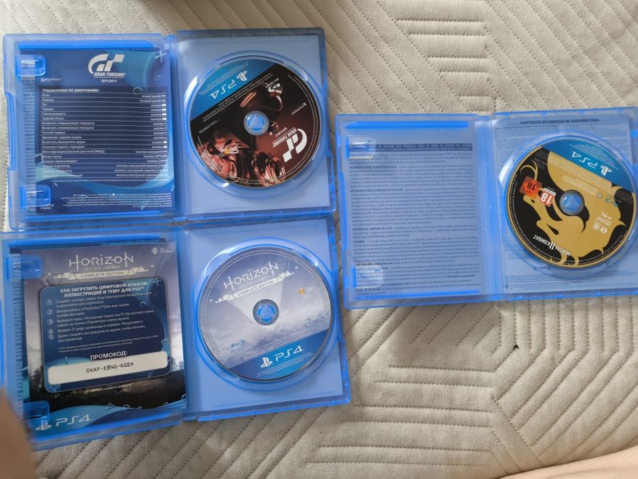 Диски для пс4 (7штук)