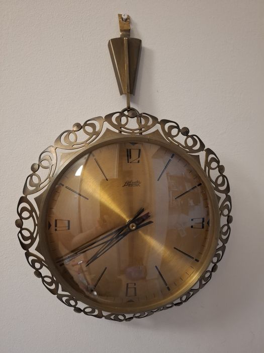 Ceas de perete vintage Atlanta Electric – West Germany – funcțional – design Mid Century
