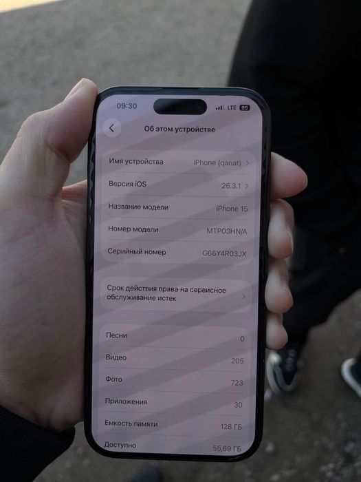 Айфон 15 128гб 86%