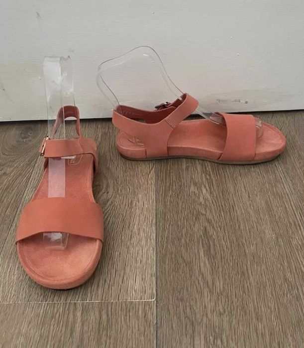 Clarks сандали – оротопедични, велур, №40