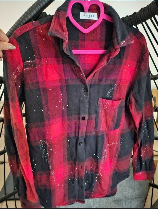 Страхотна дънкови риза Celine & Dsquared