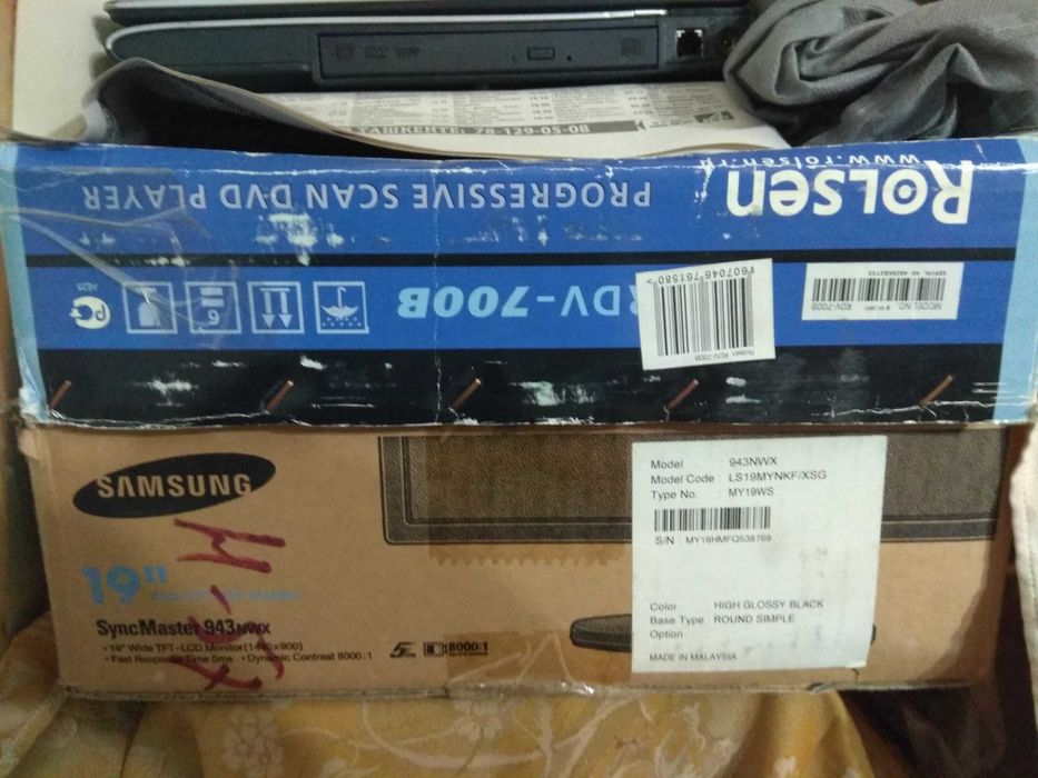 ДВД проигрыватель, колонки Panasonic