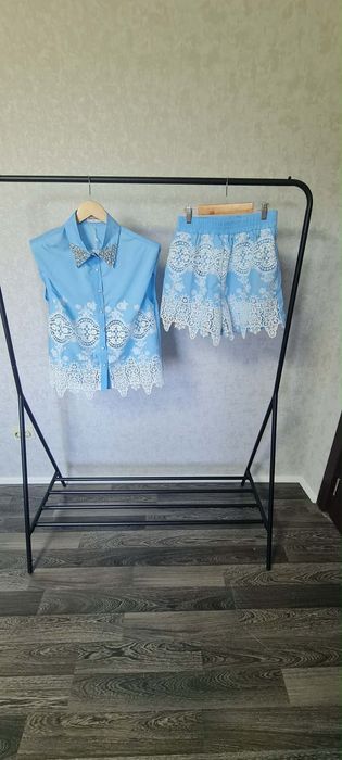 Елегантен Памучен Летен Дамски Комплект