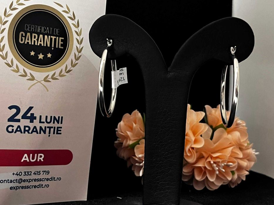 Cercei Aur 14k 2.40g (AG16 Moldova b32342)-Garantie 2 ani!