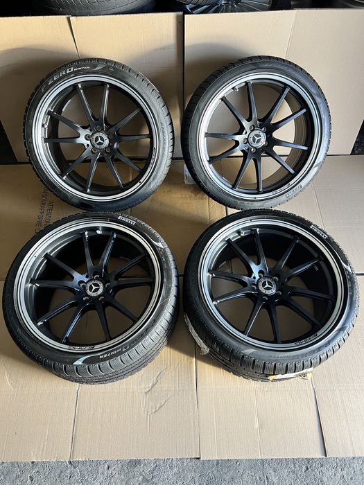Jante NOI Mercedes Amg Gt 43 53 63 S , 21 inch’ , A2904011200 + anvelope iarna 315/30/21 & 275/35/21 , Pirelli !