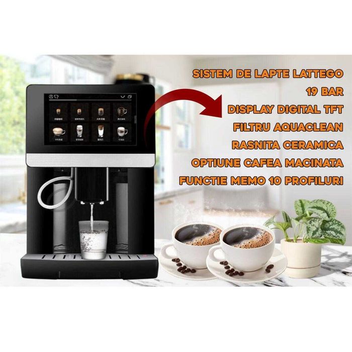 Професионална автоматична еспресо машина HAUSBERG HB-3770