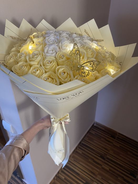 Buchete din trandafiri de sapun