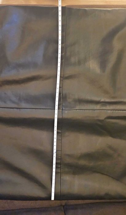 Нова дълга лъскава кожена рокля "NA-KD" с колан, номер 34, размер XS-S