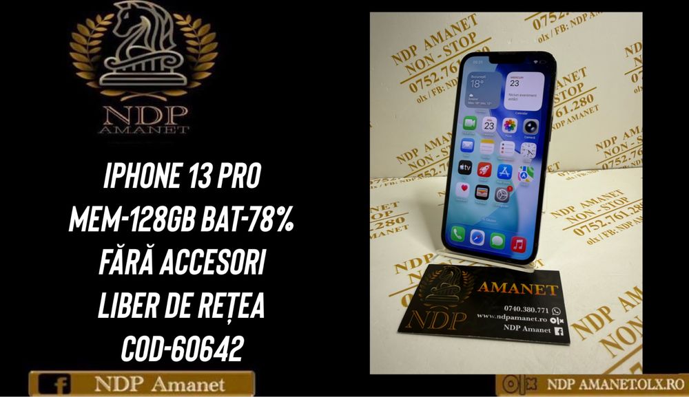 NDP Amanet Braila Iphone 13 Pro 128gb (60642)