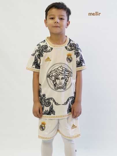 Реал Мадрид oq  fudbol forma yosh bollar uchun