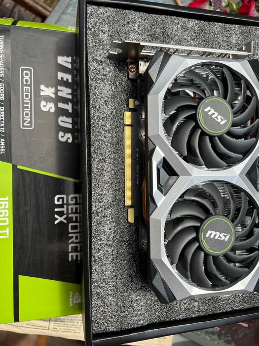 Видеокарта MSI GeForce GTX 1660 Ti VENTUS XS 6G