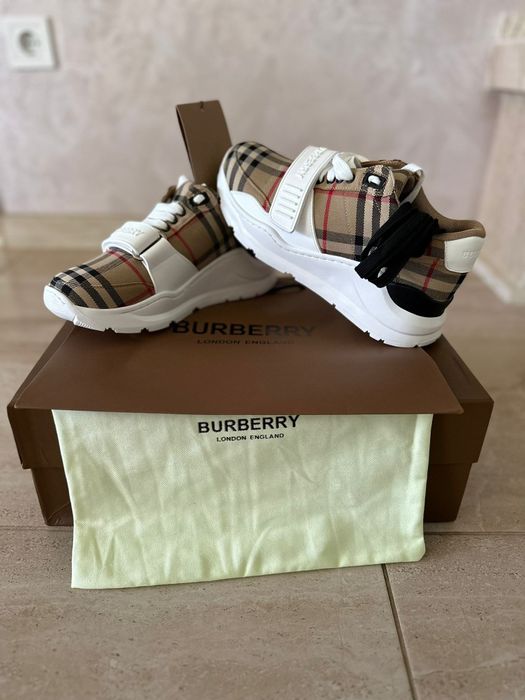 Regis Check Sneakers BURBERRY Коледно Намаление