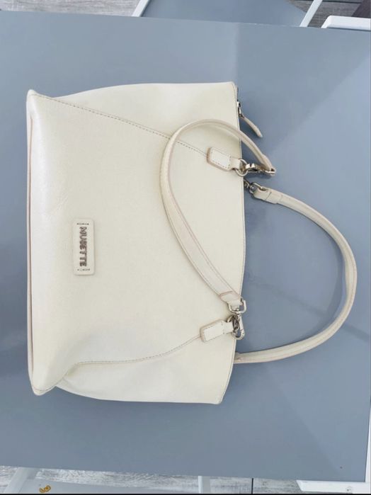 Geanta musette crem