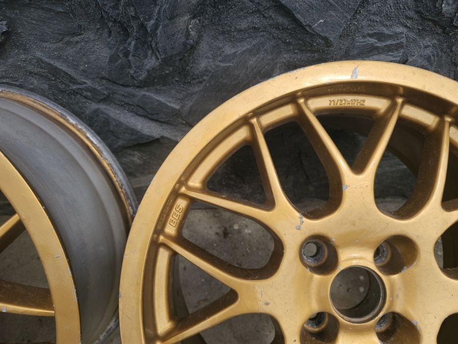 Jante Logan / Opel / Renault -  BBS RX 215 17' --  4x100 7.5 Latime + 4 cauciucuri 205 40 17