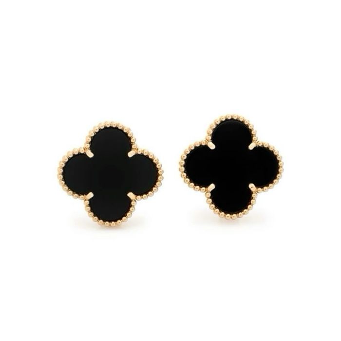 Van Cleef обеци с 18к позлата и сертификат / всички видове