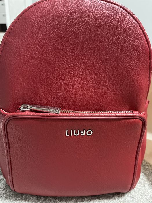 Liu Jo червена кожена раница
