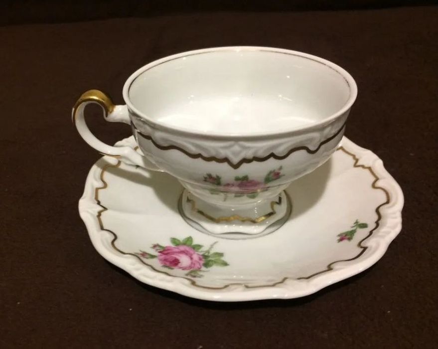 Фарфоровый чайный сервиз "WEIMAR, Katharina 2052, LUX" на 6 персон