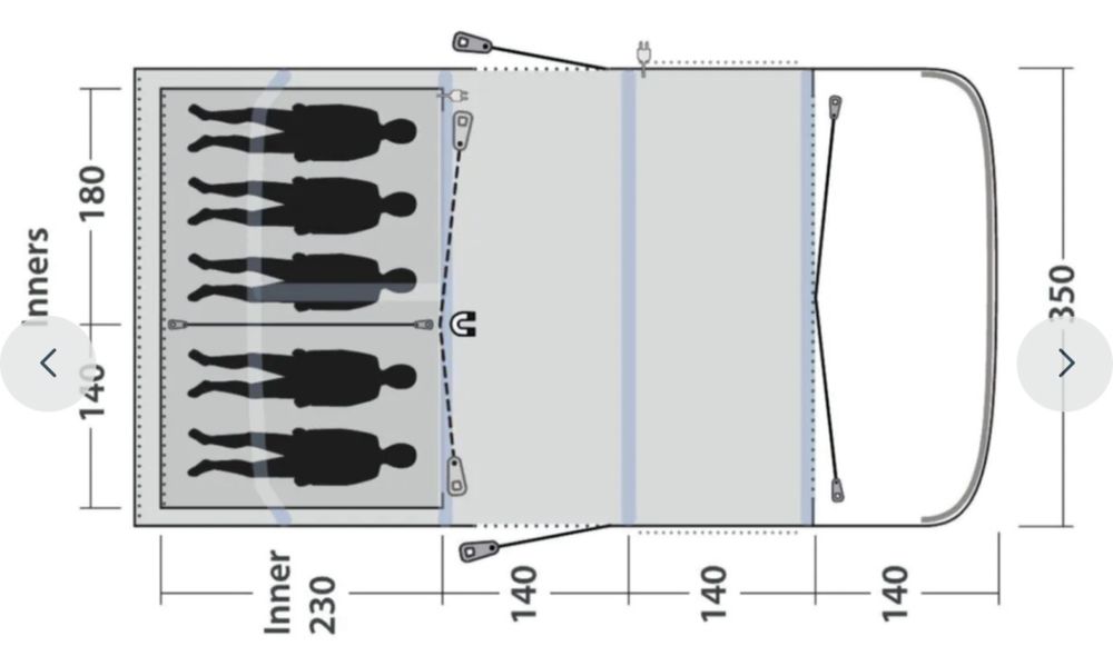 Палатка-Outwell Hayward Lake 2022