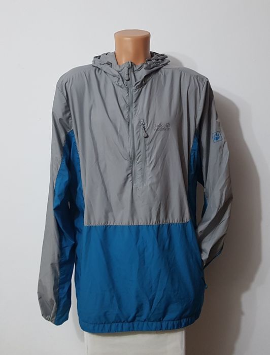 Jacheta hoodie, hanorac JACK WOLFSKIN Stormlock, alergare, trekking XL