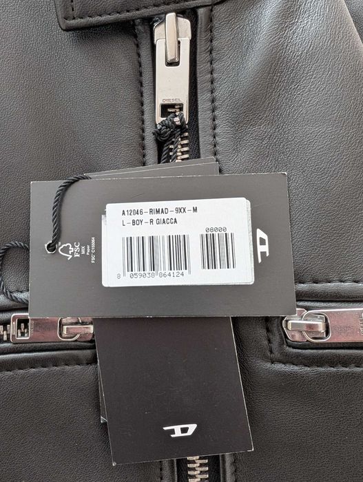 Geaca piele biker Diesel