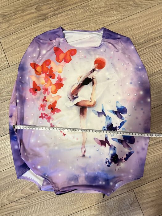 Чехол на чемодан с гимнасткой