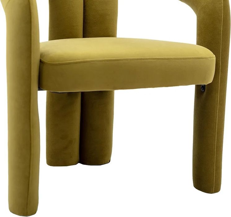 NOU Set 2x scaun M-form, catifea, olive
