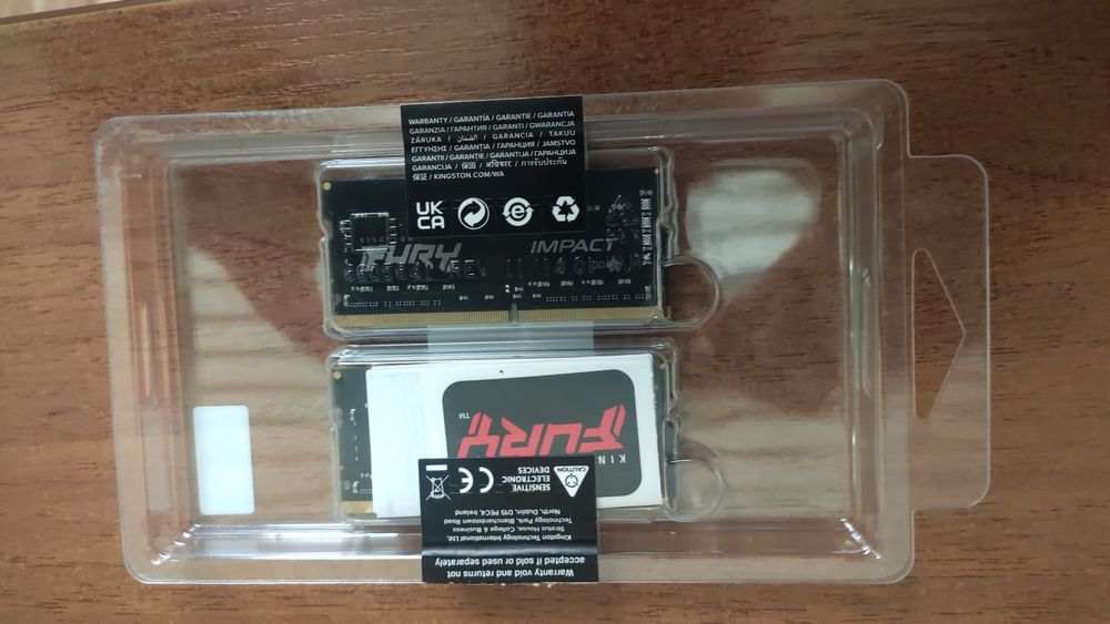 ОЗУ Kingston FURY Impact 16GB (2 x 8GB) SO-DIMM DDR4 3200