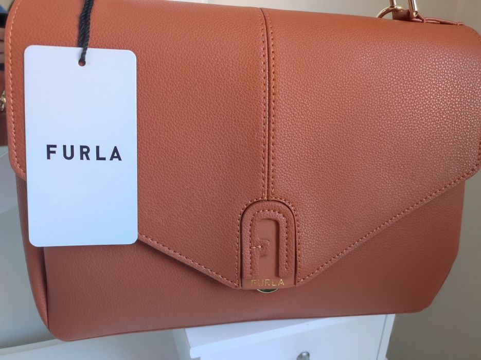 Чанти Furla естествена кожа
