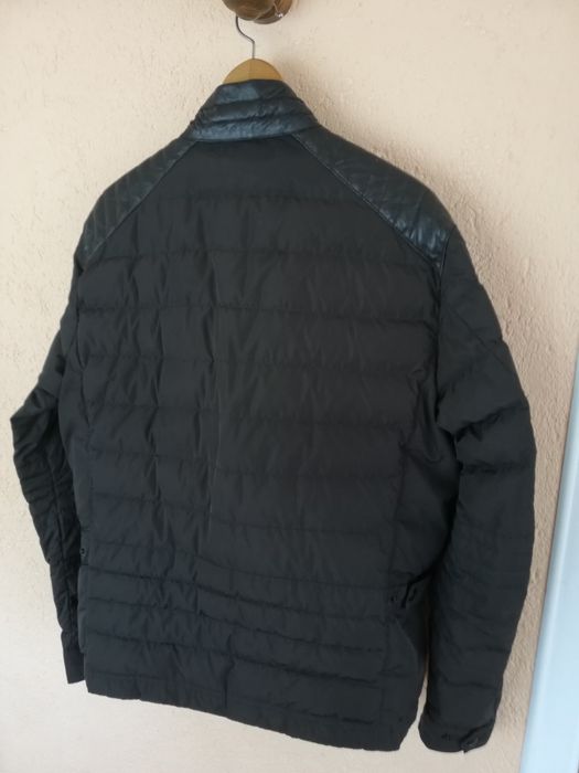 Geaca Massimo Dutti L bărbați piele+fâș