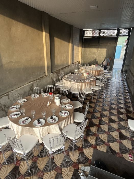 Шаңырақ Стол стуля Тақ  прокат