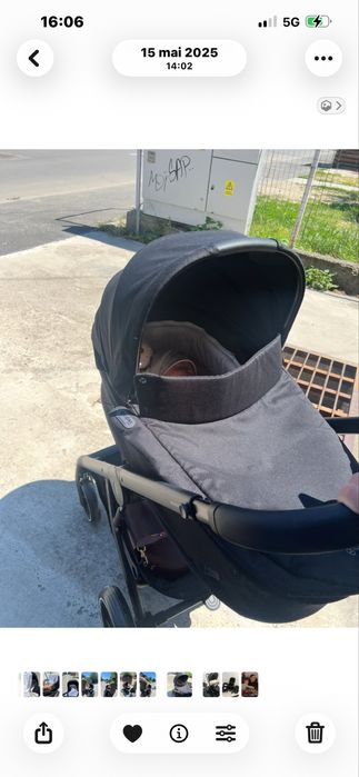 Vând Cybex  - Fara partea sport . Landou + scoica /separat